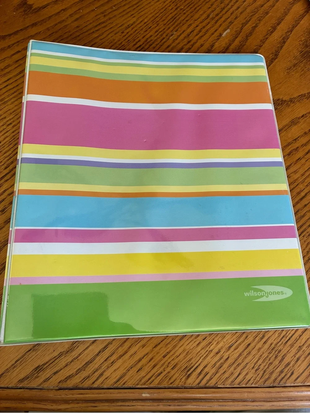 Vintage Wilson Jones 3-Ring Binder & Matching Binder Apps Elastic Tool Band Set